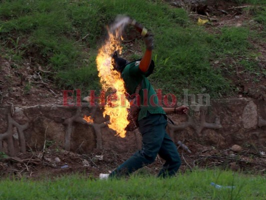 Diez datos en imágenes de los disturbios durante protestas en la capital