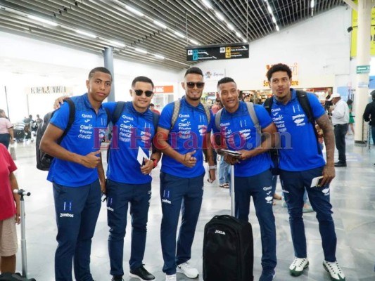 Así fue la salida de la Selección de Honduras a Paraguay