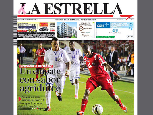 Honduras 'aguó' la fiesta a Panamá