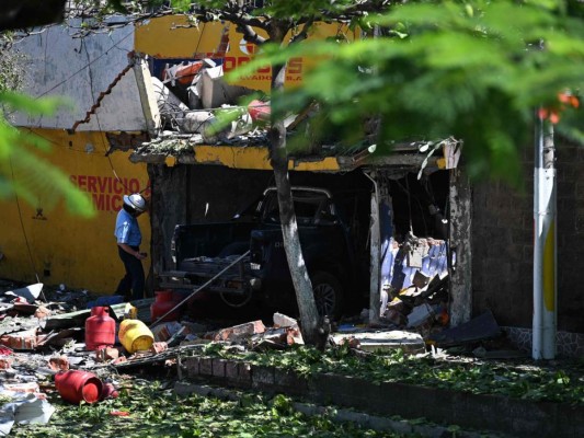 Fotos de la fuerte explosión en una empresa de gas que dejó tres muertos y varios heridos en El Salvador