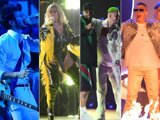 FOTOS: Los reguetoneros que brillaron sobre el escenario de los Latin Grammy 2018