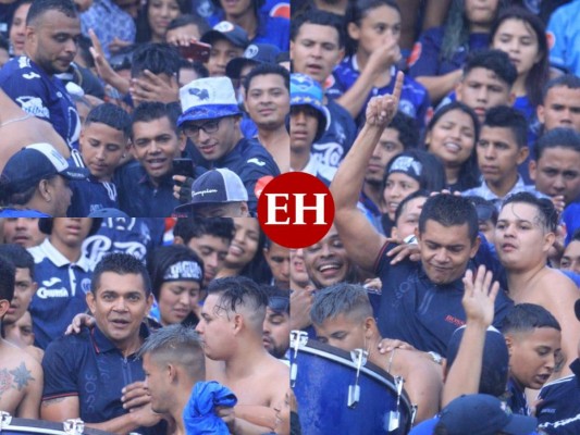 FOTOS: Así vivió Amado Guevara la final con la barra Azul