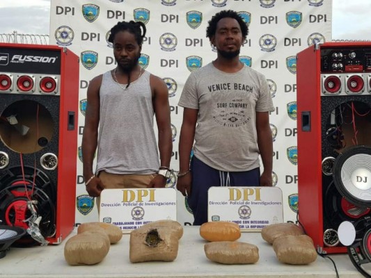 Capturan a dos hombres por traficar droga dentro de parlantes en San Pedro Sula&nbsp;&nbsp;