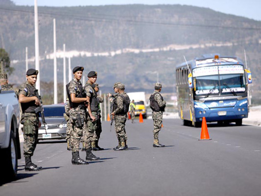 Honduras 'afrontará la situación de inseguridad con responsabilidad”