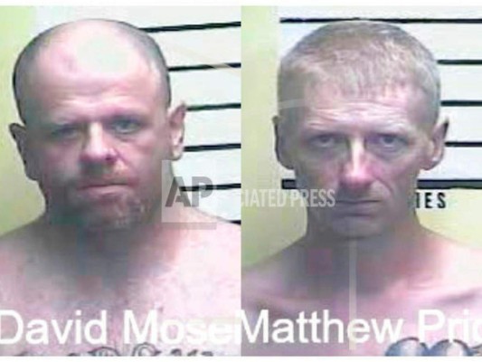 Buscan a dos reclusos que escaparon de prisión en Kentucky&nbsp;&nbsp;&nbsp;