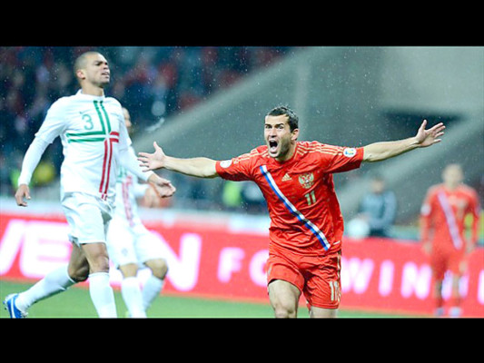 Rusia gana 1-0 a Portugal y se coloca líder del grupo F