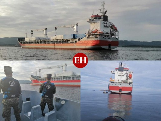 Las primeras imágenes de la llegada del barco con hospitales móviles