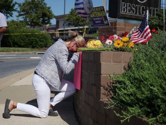 Las devastadoras fotos del tiroteo en The Capital Gazette, el diario de Maryland