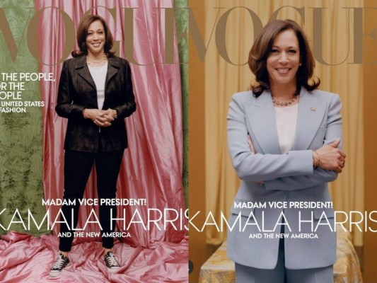 Aparición de Kamala Harris en la portada de Vogue causa controversia