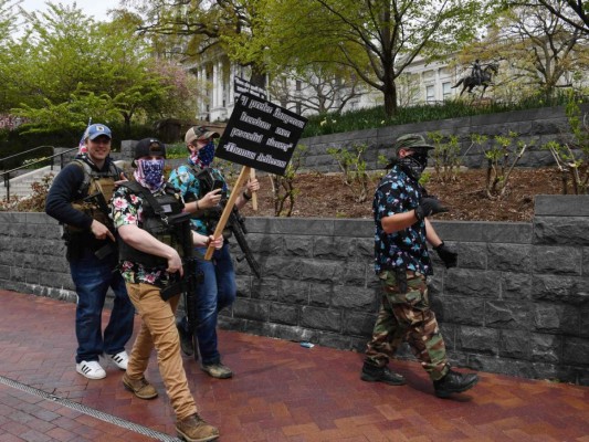 FOTOS: Protesta para 'reabrir' la economía y contra el confinamiento en Pensilvania
