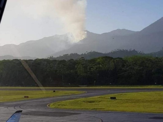 Todavía trabajan en plan para establecer causa de humo en Pico Bonito&nbsp;&nbsp;