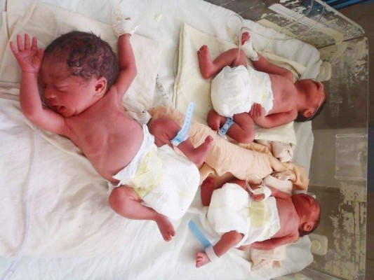 Entregan cunas y ropa a trillizos hondureños