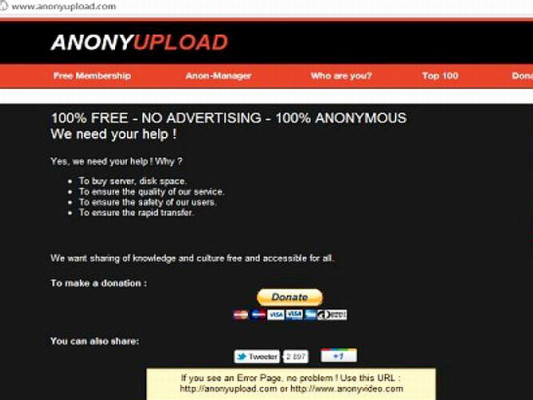 Anonymous lanza su propia versión de Megaupload