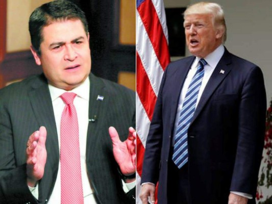 Presidente de Honduras se solidariza con Donald Trump y familiares de víctimas de la masacre en Texas