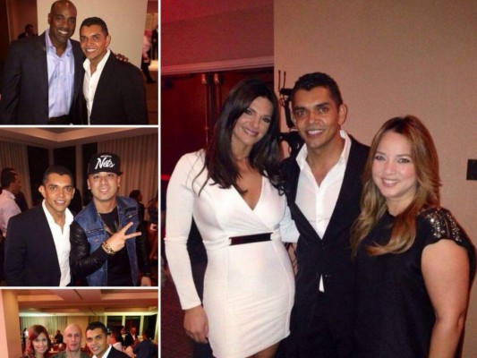 Así posó el Lobo Guevara con las estrellas boricuas en Puerto Rico