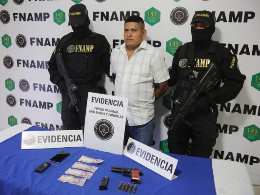 Capturan a miembro de la MS 13 que extorsionaba comercios en Guaimaca