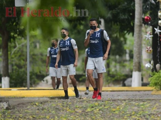 Honduras entrenó este lunes con la mira puesta en Panamá (Fotos)