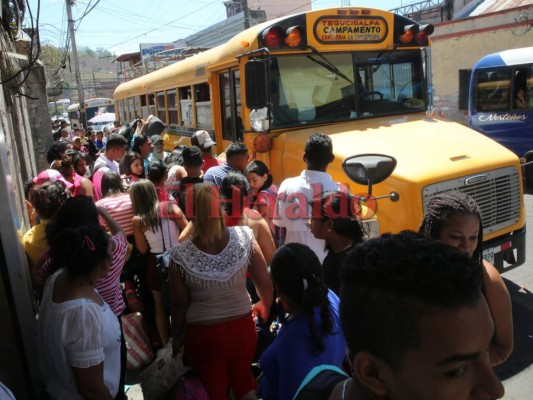 Semana Santa: Así fue la salida de veraneantes de la capital de Honduras