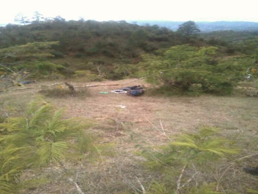 Tres cadáveres fueron hallados en La Trinidad, Yoro.
