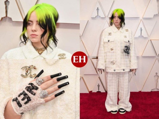 El criticado e informal look de Billie Eilish en los Oscar 2020