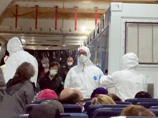 Coronavirus: Evacuados del crucero inician una nueva cuarentena en EEUU