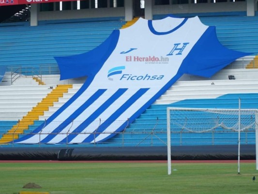 Así se encuentra el estadio Olímpico previo al juego de Honduras ante Estados Unidos
