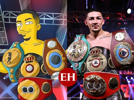 Los Simpson: Teófimo López también es el campeón de Springfield