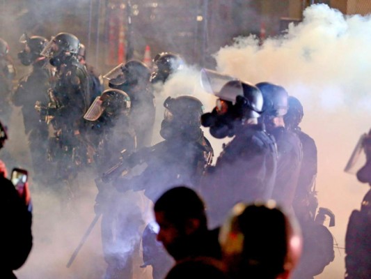 Manifestación en Portland termina en enfrentamiento y tiroteo&nbsp;&nbsp;