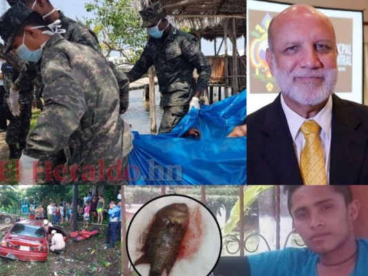 Un fatídico naufragio y el asesinato del exalcalde 'Pelón' Acosta, entre los sucesos de la semana en Honduras