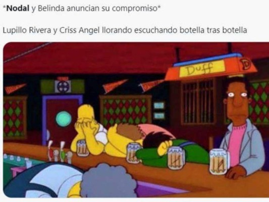 Los memes que desató el compromiso de Christian Nodal y Belinda