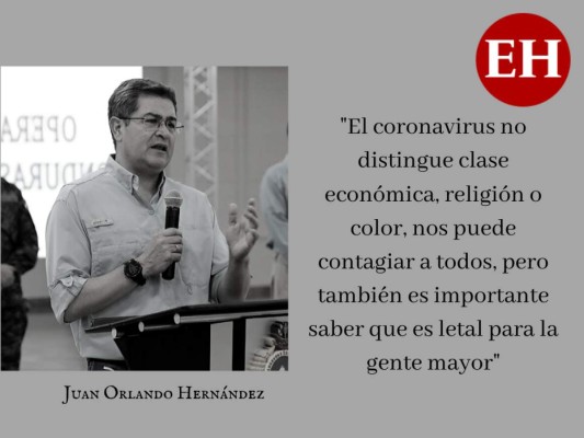 Las frases de JOH para garantizar entrega de sacos solidarios
