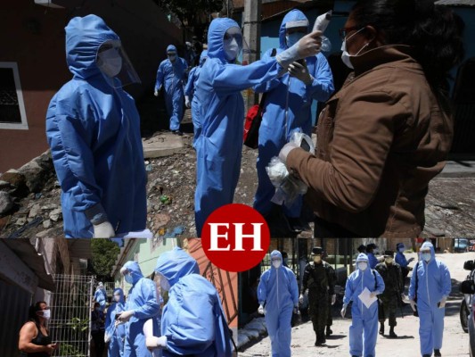 Casa por casa, brigada médica busca casos de covid-19 en colonia 1 de Diciembre