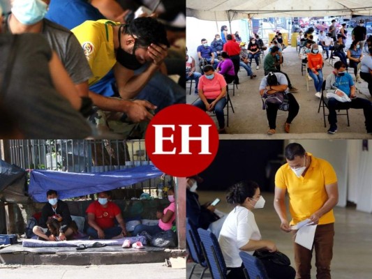 Dramáticas imágenes de la pandemia en Honduras: hospitales a punto del colapso