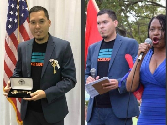 Dreamer hondureño recibió las llaves de la ciudad de Miami por su lucha en defensa de los jóvenes indocumentados