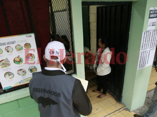 Observadores nacionales e internacionales dan veeduría de las elecciones generales en Honduras