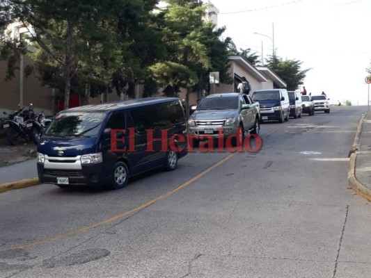 Bajo fuerte resguardo policial llegan a la Corte Suprema de Justicia implicados en caso Pandora