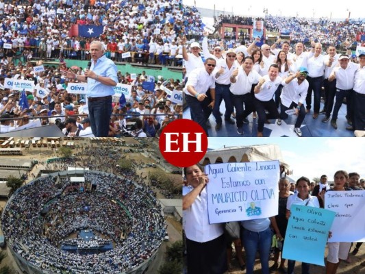 FOTOS: Entre aplausos y ovaciones, Mauricio Oliva oficializa precandidatura a la presidencia