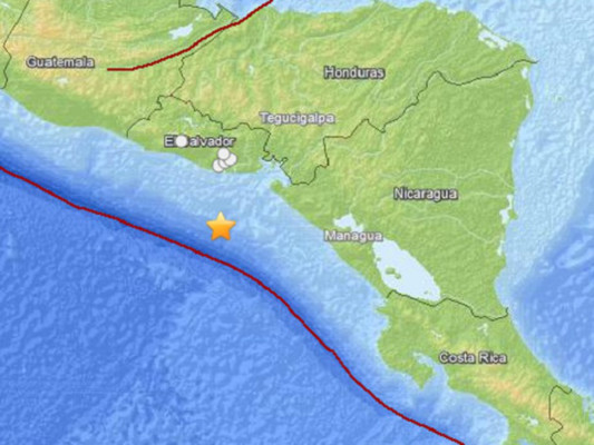 Alerta de tsunami en Centroamérica tras sismo de 7.4 en El Salvador