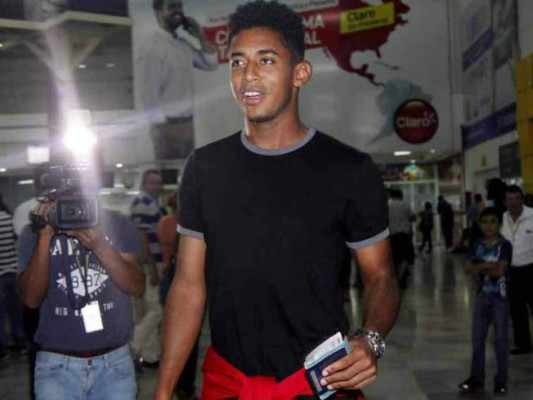 Anthony Lozano llegó a Honduras para unirse a la concentración de la Selección de Honduras