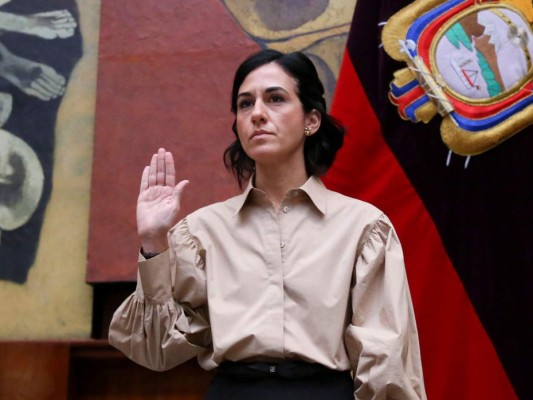 Asume nueva vicepresidenta en Ecuador, María Alejandra Muñoz&nbsp;