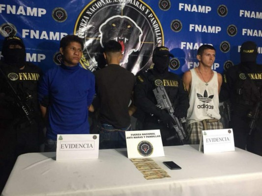 Caen tres miembros de la banda delictiva 'Los Locos de la Casa' por extorsión en San Pedro Sula