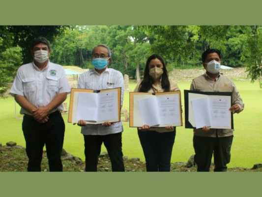 Japón dona 15 millones de lempiras para restaurar Parque Arqueológico de Copán