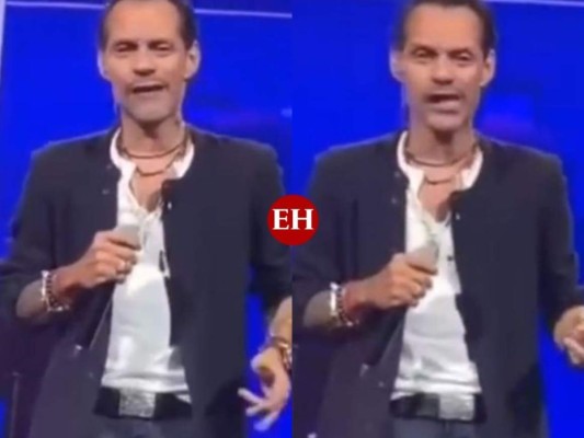 VIDEO: Marc Anthony se viraliza por extraño movimiento de mandíbula durante concierto