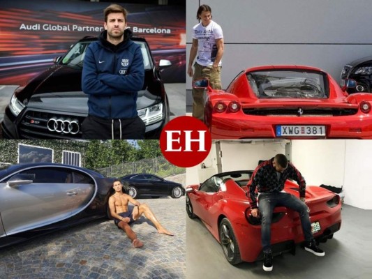 Los carros más lujosos y caros de famosos futbolistas