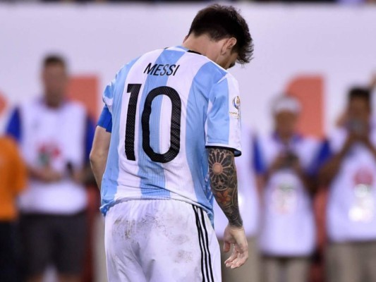 La amargura de Messi tras perder la Copa América Centenario