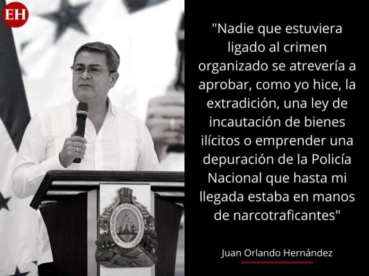 15 frases de Juan Orlando Hernández en su entrevista con EL PAÍS