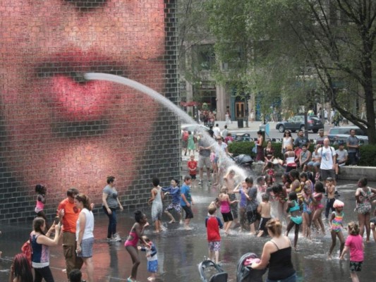 La ola de calor, que seguirá probablemente hasta última hora del domingo. Foto: Agencia AFP