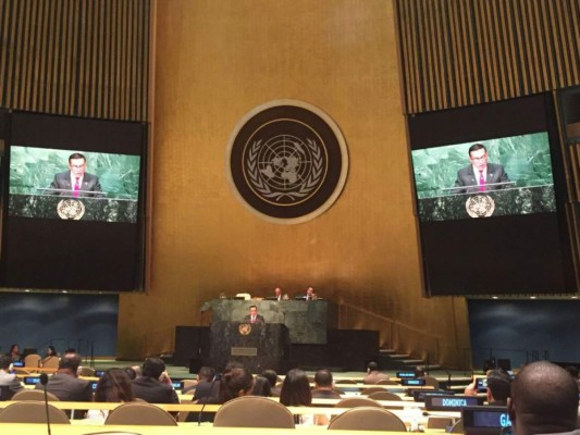 Honduras aborda problemas de la droga durante Asamblea de la ONU&nbsp;&nbsp;