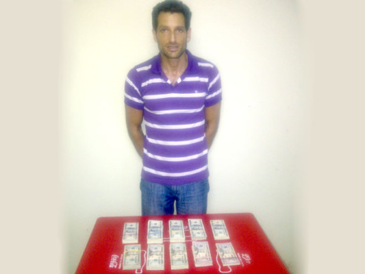 Cae un argentino con más de 65 mil dólares en Honduras