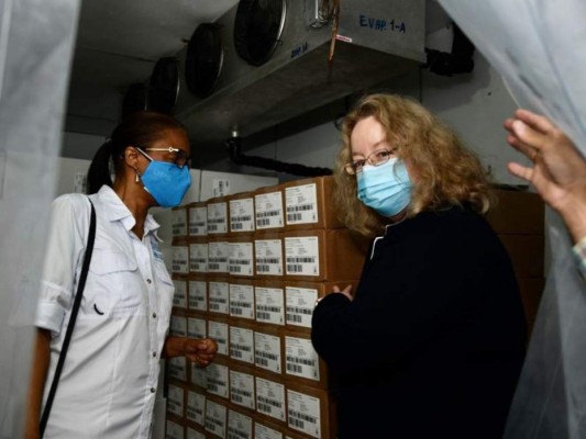 Estados Unidos donó otras 4,680 vacunas de Pfizer a Honduras